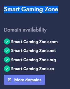 domain name availability