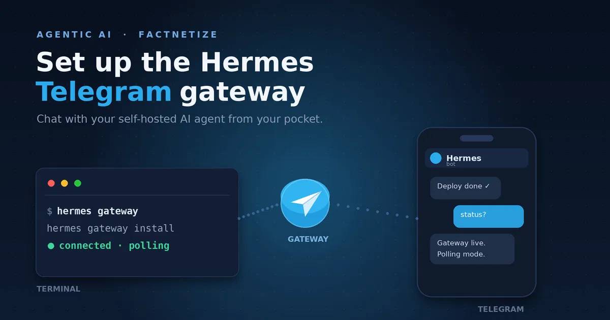 Set up the Hermes Telegram gateway in minutes